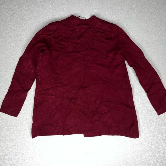 Charter Club Petite Open-Front Cardigan, Cranberry Red Size PS NWT - Picture 8 of 8